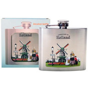 TTD Gifts Hip flask - Aluminum - Holland