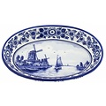 Heinen Delftware Serveerschaal Delfts Blauw