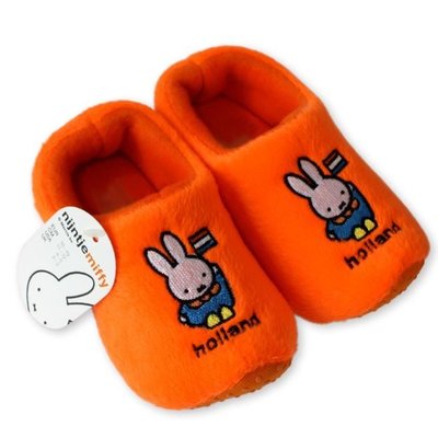 Typisch Hollands Clog Hausschuhe Miffy Orange