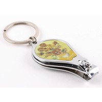 Typisch Hollands Keychain nail clipper Sunflowers