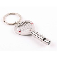 Typisch Hollands Keychain whistle Amsterdam Silver
