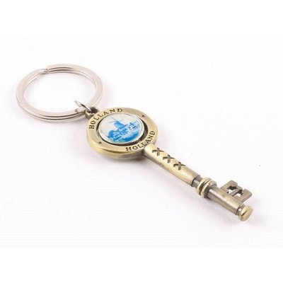 Typisch Hollands Keychain key bronze Holland