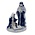 Heinen Delfts blauw Holy Family, Joseph and Maria