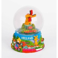 Typisch Hollands Water globe windmill landscape Holland 10 cm
