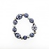 Typisch Hollands Children's bracelet blue beads and white pearl