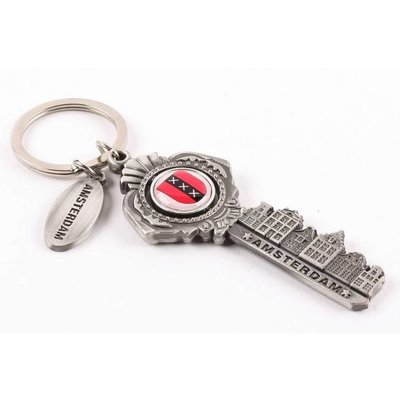 Matix Key ring cap opener Amsterdam tin