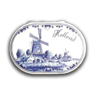 Typisch Hollands Mirror box Delft blue Holland