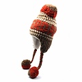 Robin Ruth Fashion Amsterdam hat - Cable pattern - Brown - Orange