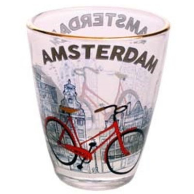 Typisch Hollands Shot Glass - Bike - Amsterdam