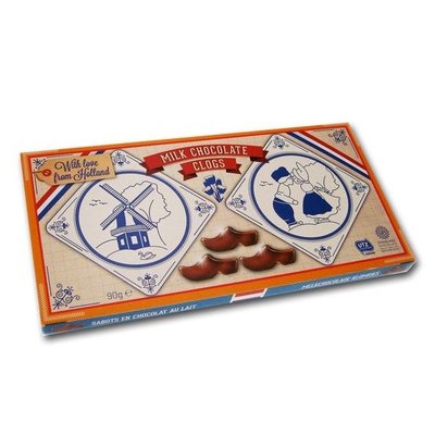 Typisch Hollands Schokoladenclogs – Geschenkbox aus Holland
