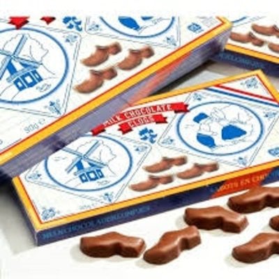 Typisch Hollands Chocolate clogs - Holland gift box
