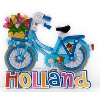 Typisch Hollands Magnet bicycle blue Holland