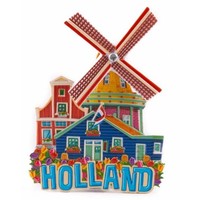 Typisch Hollands Magnet Holland-Windmühle (Rotation)