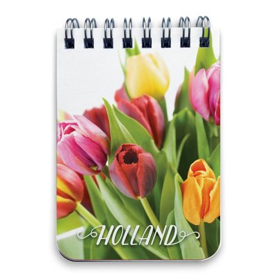 Typisch Hollands Notebook - Ring binder A7 Tulips
