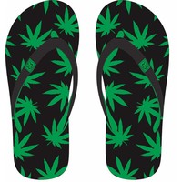 Robin Ruth Fashion Slipper Cannabis Glücklich -Green