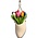 Nijhuis  Klomp-Plantenhanger gevuld met houten Tulpen (vernieuwd)