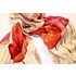 Robin Ruth Fashion Damesjaal Robin Ruth Tulpen - creme-beige oranje-rood