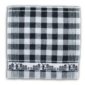 Typisch Hollands Kitchen towel Black White facades - skyline