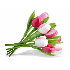Typisch Hollands Bouquet of wooden Tulips