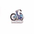 Matix Pin bicycle blue Holland silver
