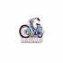 Typisch Hollands Pin bike blue Holland silver