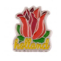 Typisch Hollands Pin tulp Holland zilver