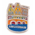 Typisch Hollands Pin huisjes Amsterdam zilver