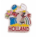 Typisch Hollands Pin kussend paar Holland zilver