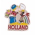 Matix Pin kissing pair of Holland silver