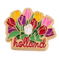 Typisch Hollands Pin tulpenbos Holland goud