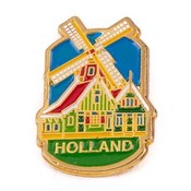 Typisch Hollands Pin Mühle Häuser Holland Gold