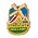 Matix Pin molen huisjes Holland goud