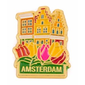 Matix Pin Häuser Amsterdam Gold