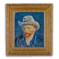 Typisch Hollands Polystone-Magnet Selbstporträt - Vincent van Gogh