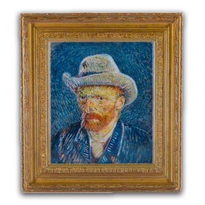 Typisch Hollands Magneet polystone Zelfportret - Vincent van Gogh