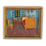 Typisch Hollands Magnet Schlafzimmer - Vincent van Gogh - Mini-Gemälde