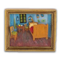 Typisch Hollands Magneet minischilderij Slaapkamer - Vincent van Gogh