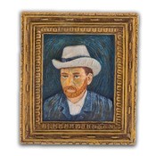 Typisch Hollands Magneet  Zelfportret - Vincent van Gogh - Minischilderij