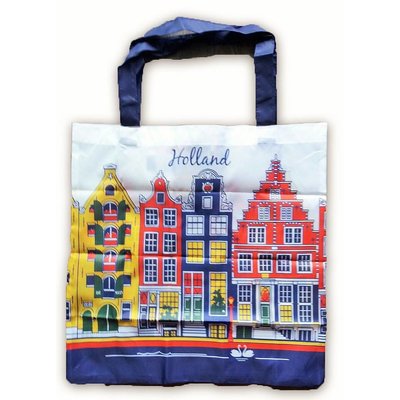 Typisch Hollands Tasche faltbare farbige Fassaden