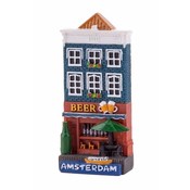 Typisch Hollands Magneet polystone huisje Beer shop Amsterdam