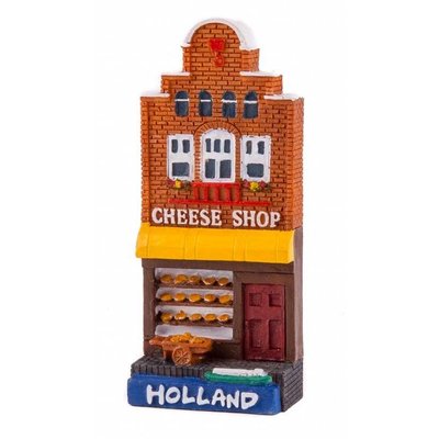 Typisch Hollands Magneet polystone huisje Cheese shop Holland