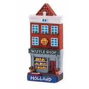 Typisch Hollands Magnet Polystone Haus Waffelladen Holland
