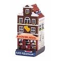 Typisch Hollands Gevelhuisje Schokoladenladen Amsterdam