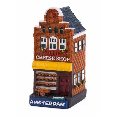 Typisch Hollands Polystone huisje Cheese shop Amsterdam
