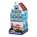 Typisch Hollands Fassadenhaus Eisdiele Amsterdam