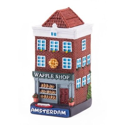 Typisch Hollands Polystone Cottage Waffelgeschäft Amsterdam