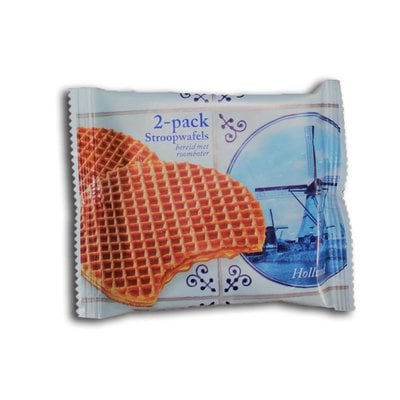 Typisch Hollands Stroopwafel pro 2 Stück verpackt - Box - 10 Packungen