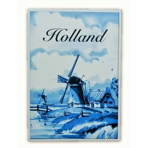 Heinen Delftware Einzelkarte - Delftware - Classic mit Mühle