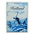 Heinen Delftware Single card - Delftware - Classic with Mill