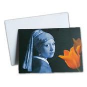 Typisch Hollands Double greeting card - Holland - Girl with a Pearl Earring